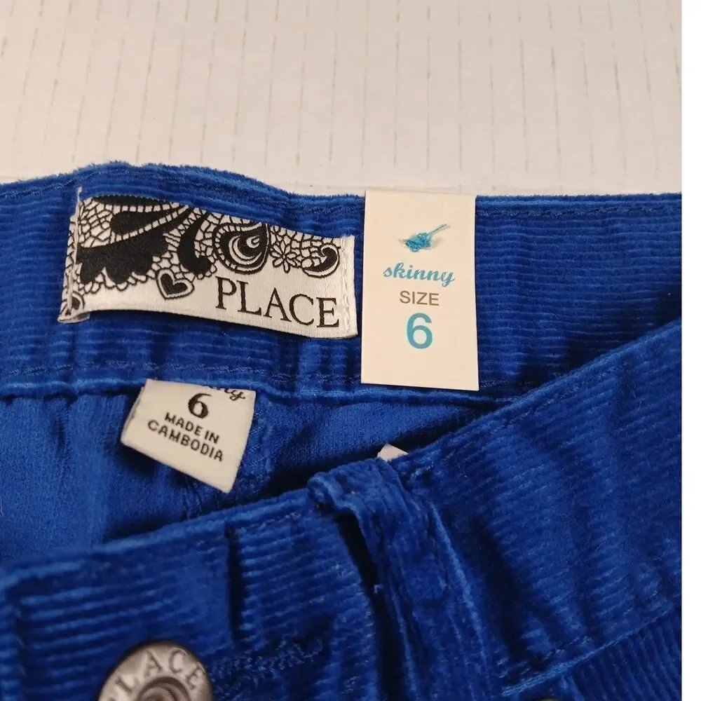 The Childrens Place Girls New w/Tags Royal Blue Skinny Jeans - Size: 6